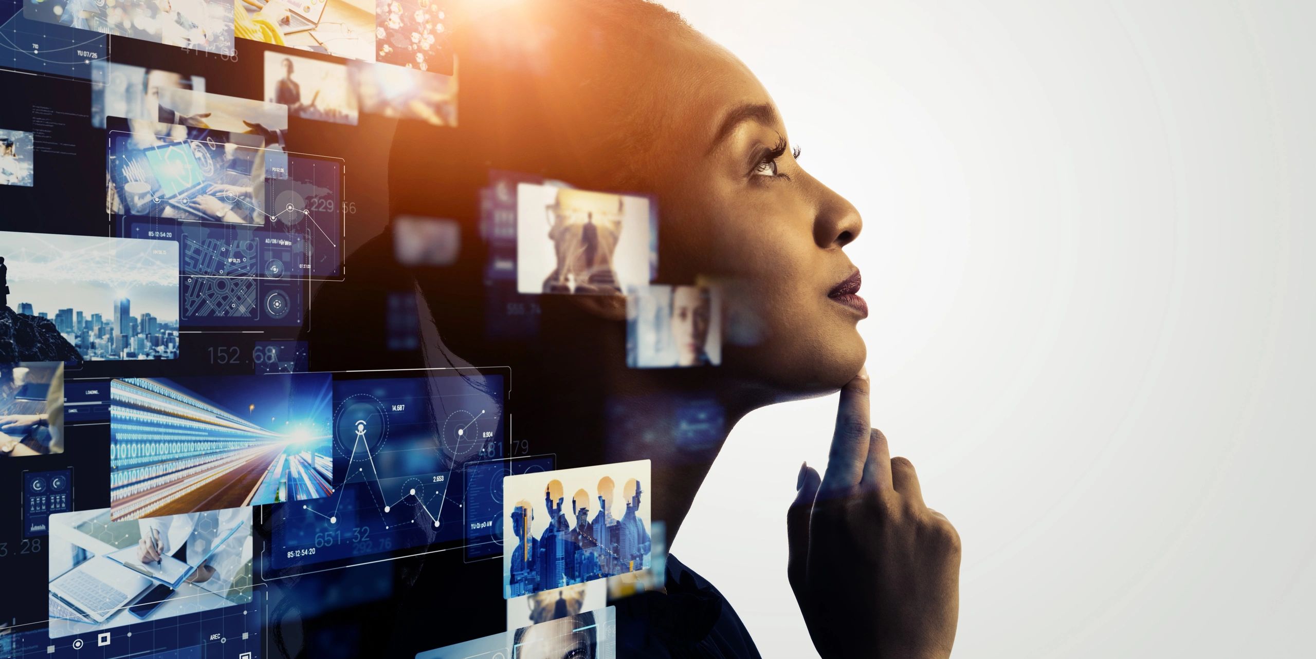 Team collaborating in office